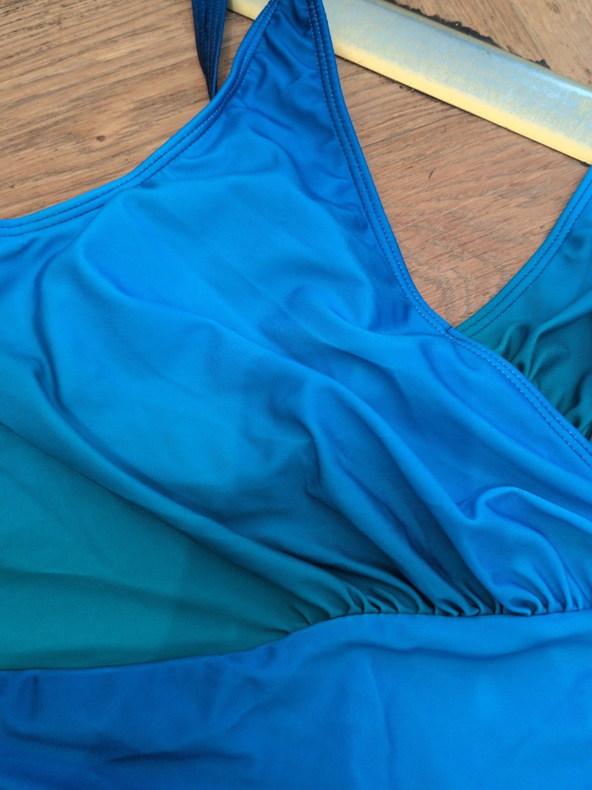 3XL Blue Toned Swimming Costume