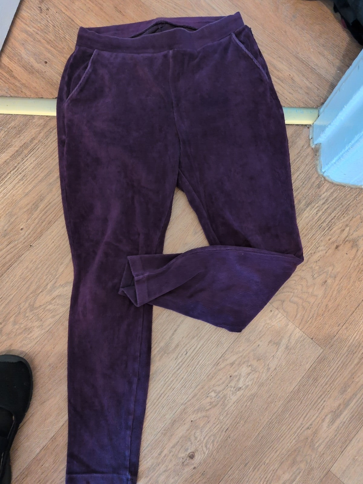 Lands End Medium Purple Stretch Trousers