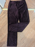 Cotton Traders 14 Purple Elasticated Trousers