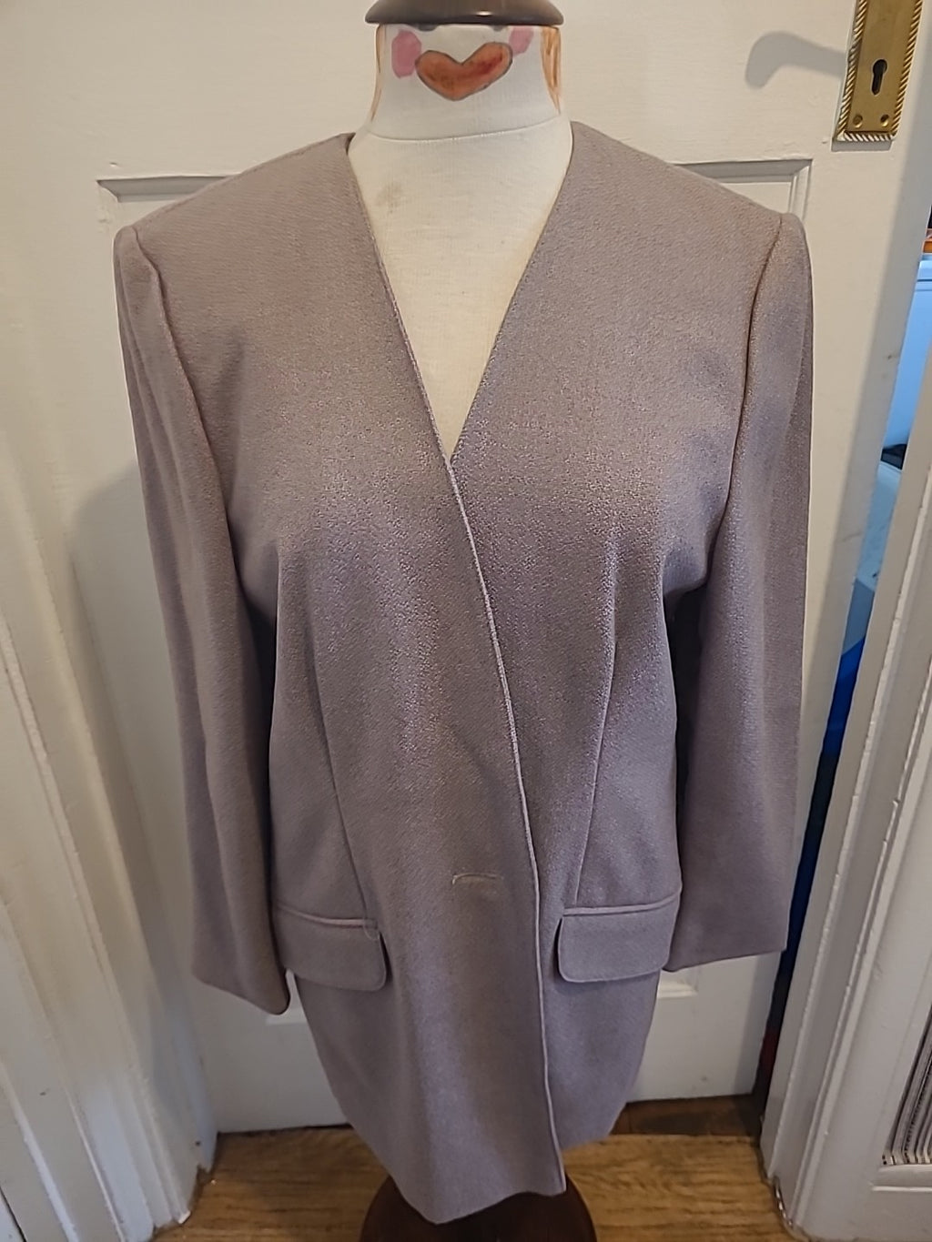 Ladies N+L Size 14 Putty Lined Blazer