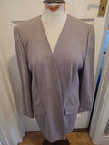 Ladies N+L Size 14 Putty Lined Blazer