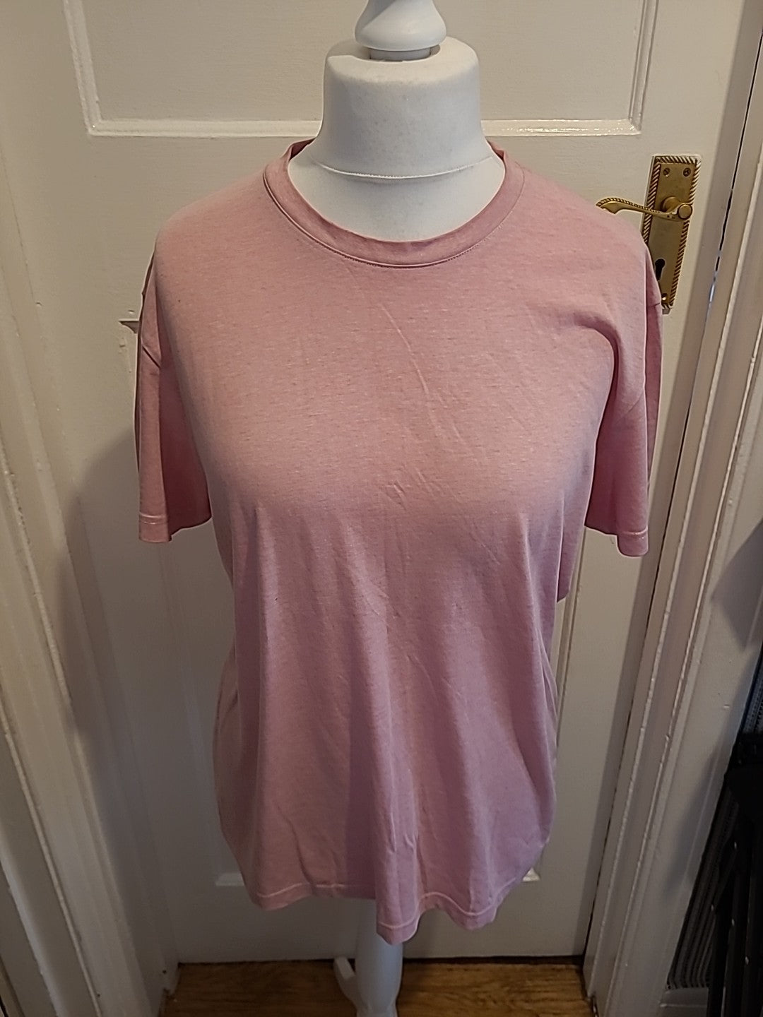 Mens George Size Large Pink Short Sleeved Tshirt
