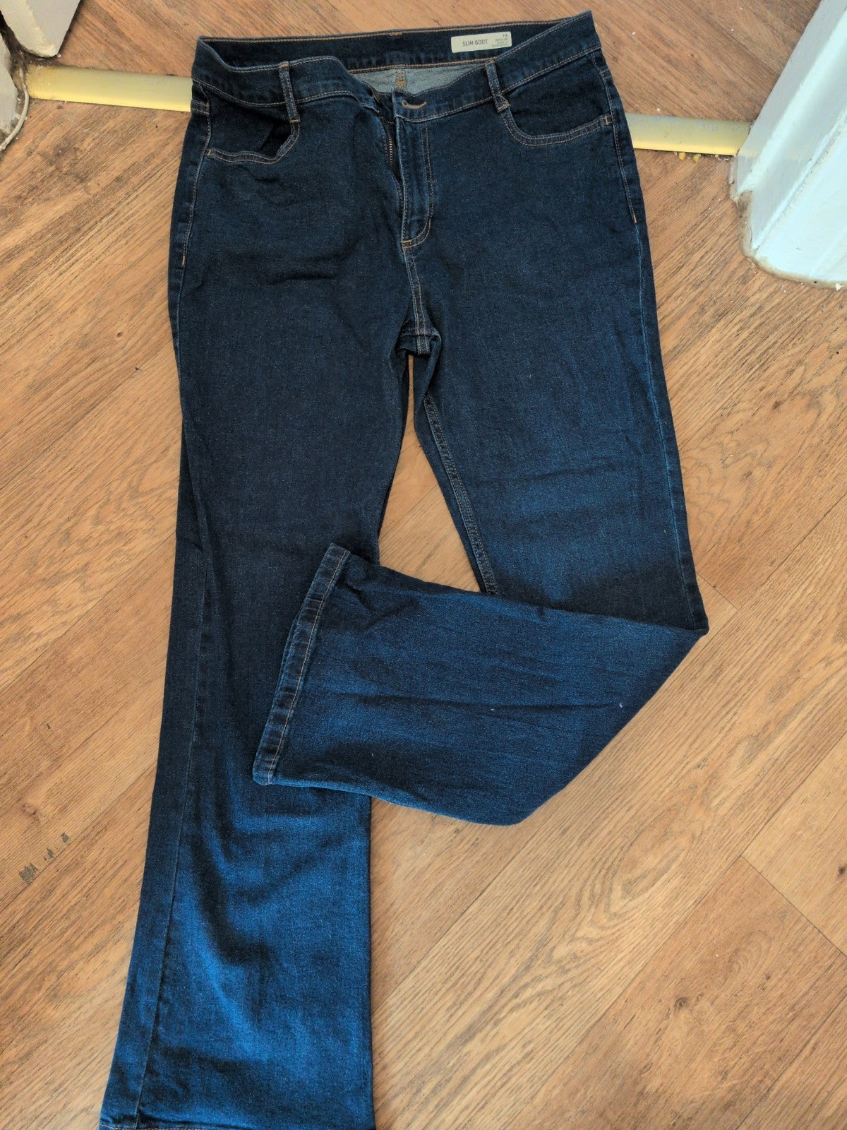 Ladies Marks And Spencer Size 14 Slim Boot Jeans