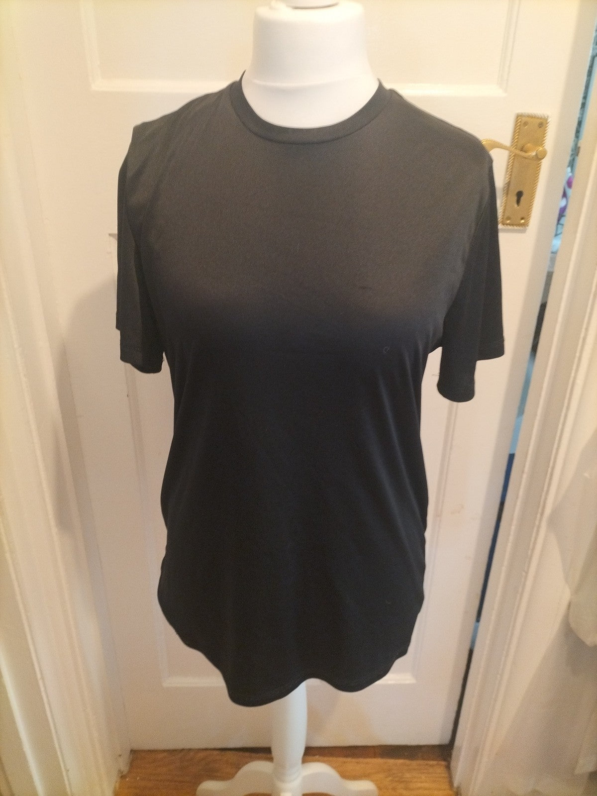 Unisex George Active Size Large Black Tshirt Short Sleeve