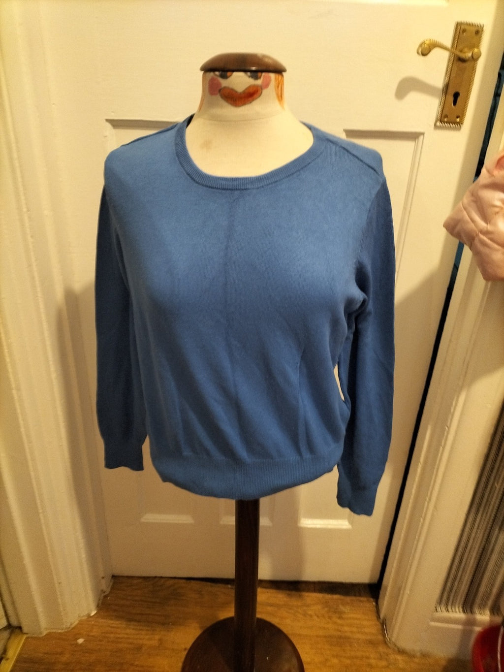 Ladies H&M Size Medium Blue Long Sleeved Pullover Jumper