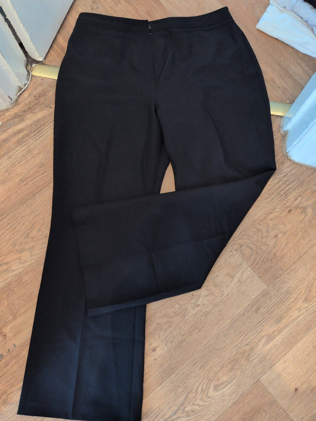 Amaranto 16 Black Long Leg Trousers Smart