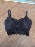 Tu 8 Dark Grey Padded No Wires Bra