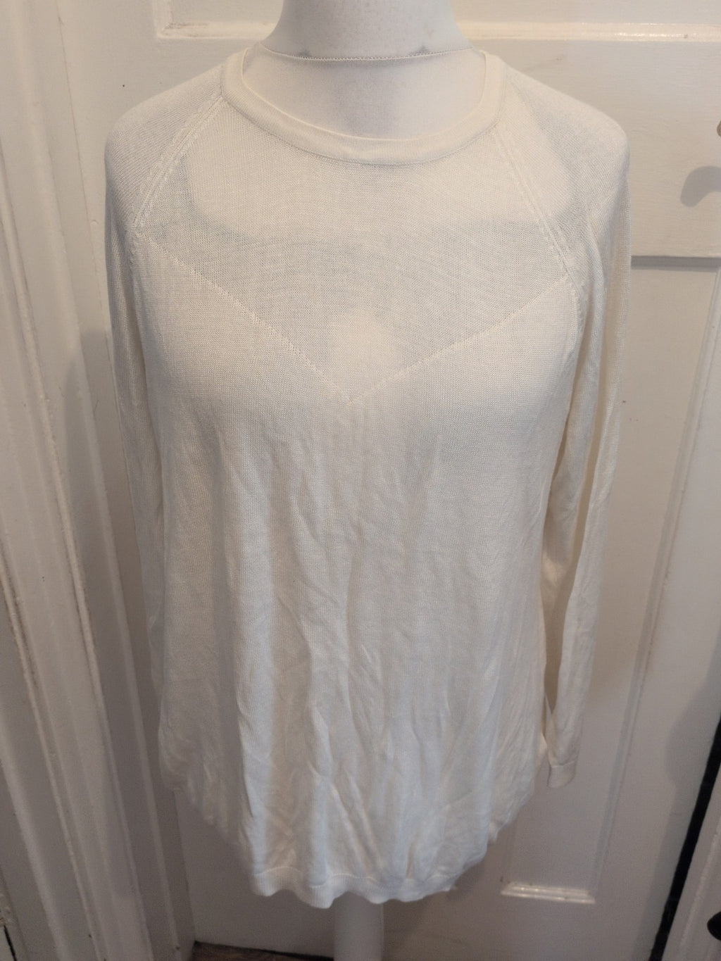 Definitions 20 Winter White Long Sleeve Pullover Jumper