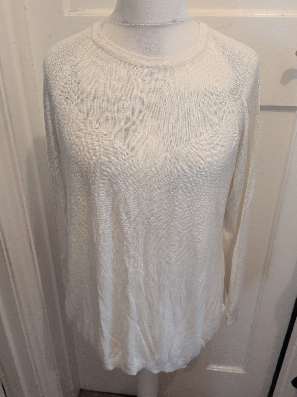 Definitions 20 Winter White Long Sleeve Pullover Jumper