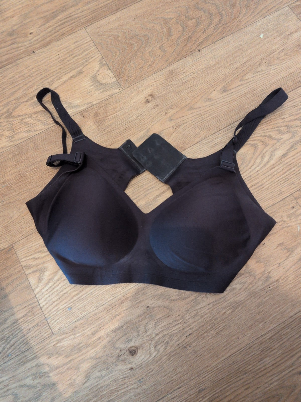 Medium Charcoal Seamless Padded Bra