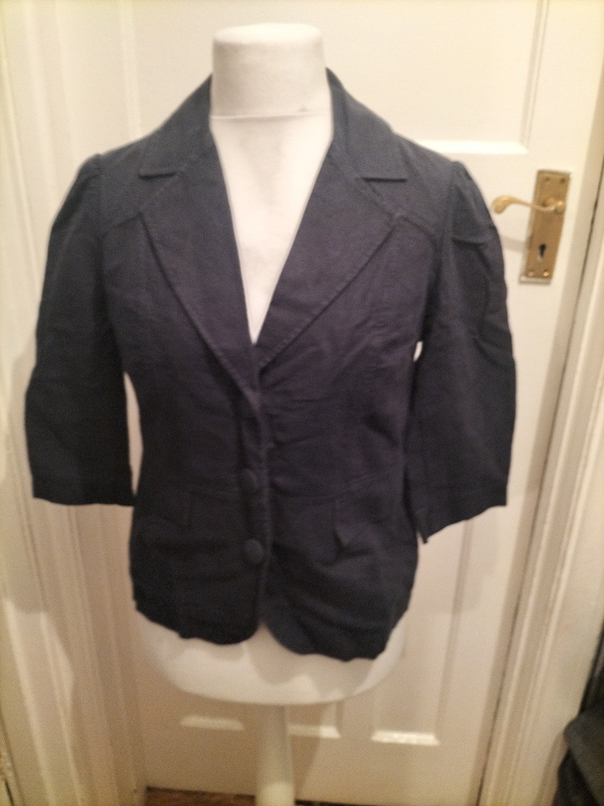 Ladies Per Una Size 10 Navy Blouse
