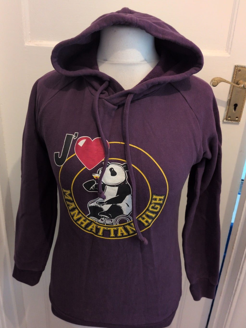 Oh Hoody Size 2 Panda Purple Pullover Hoodie