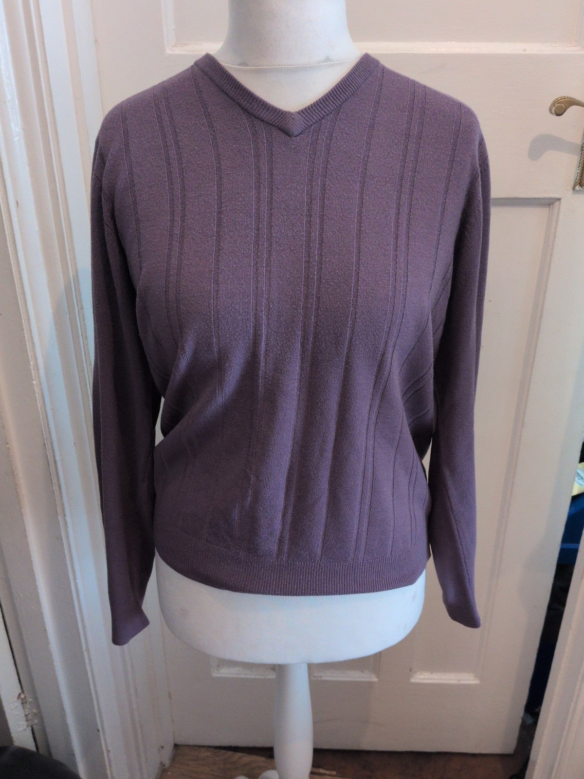 Marks And Spencer Medium 38-40 Chest Purple Jumper