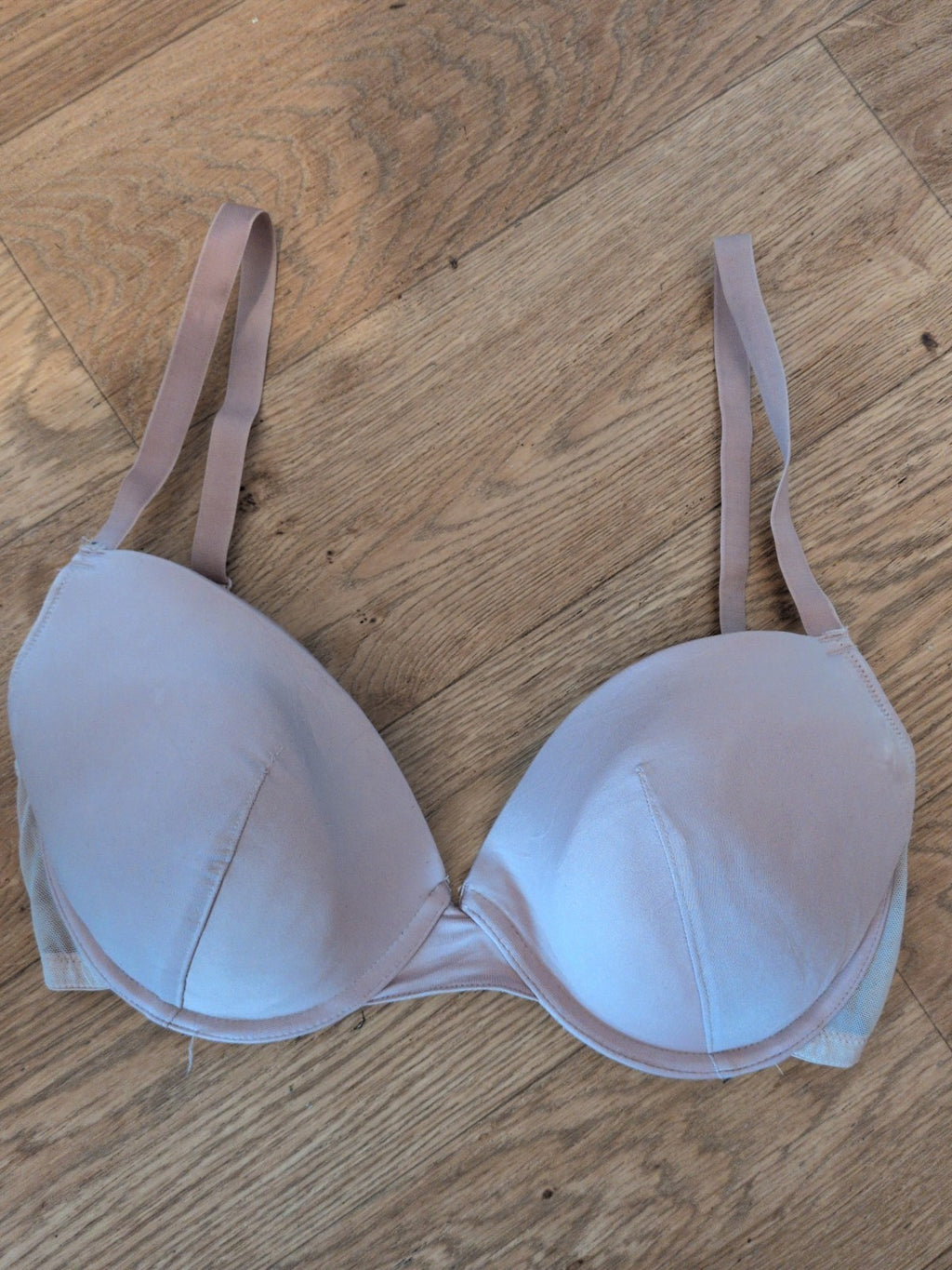 Matalan 36D Pale Blush Bra Padded And Wired