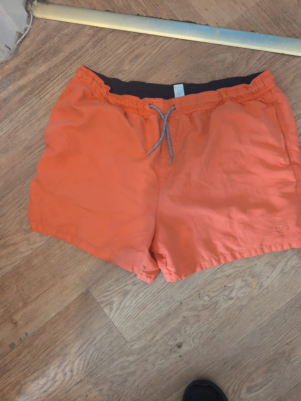 Tu Large Orange Elasticated Swim Shorts
