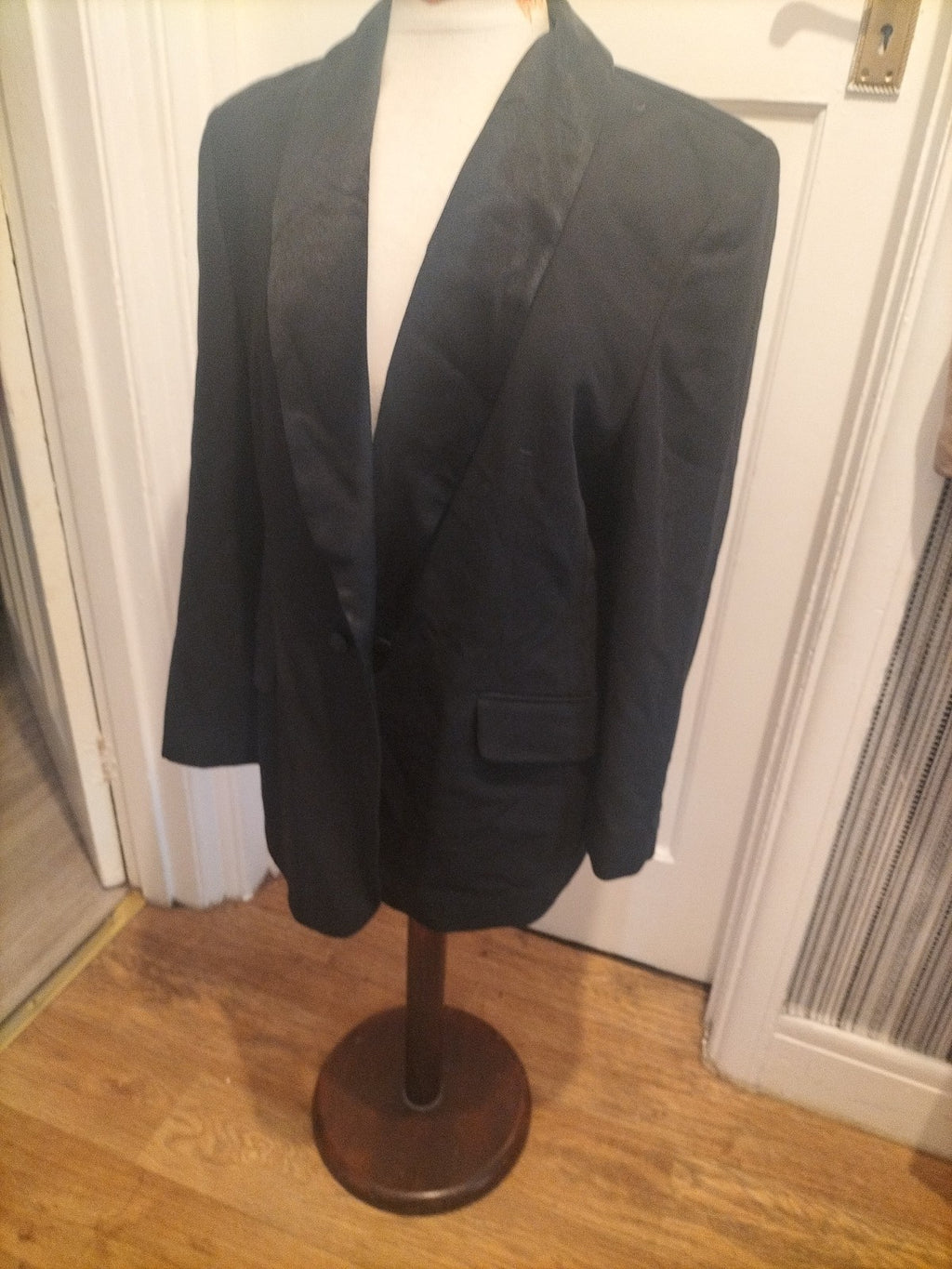Ladies Design Mur Size Euro 40 Black Lined Blazer