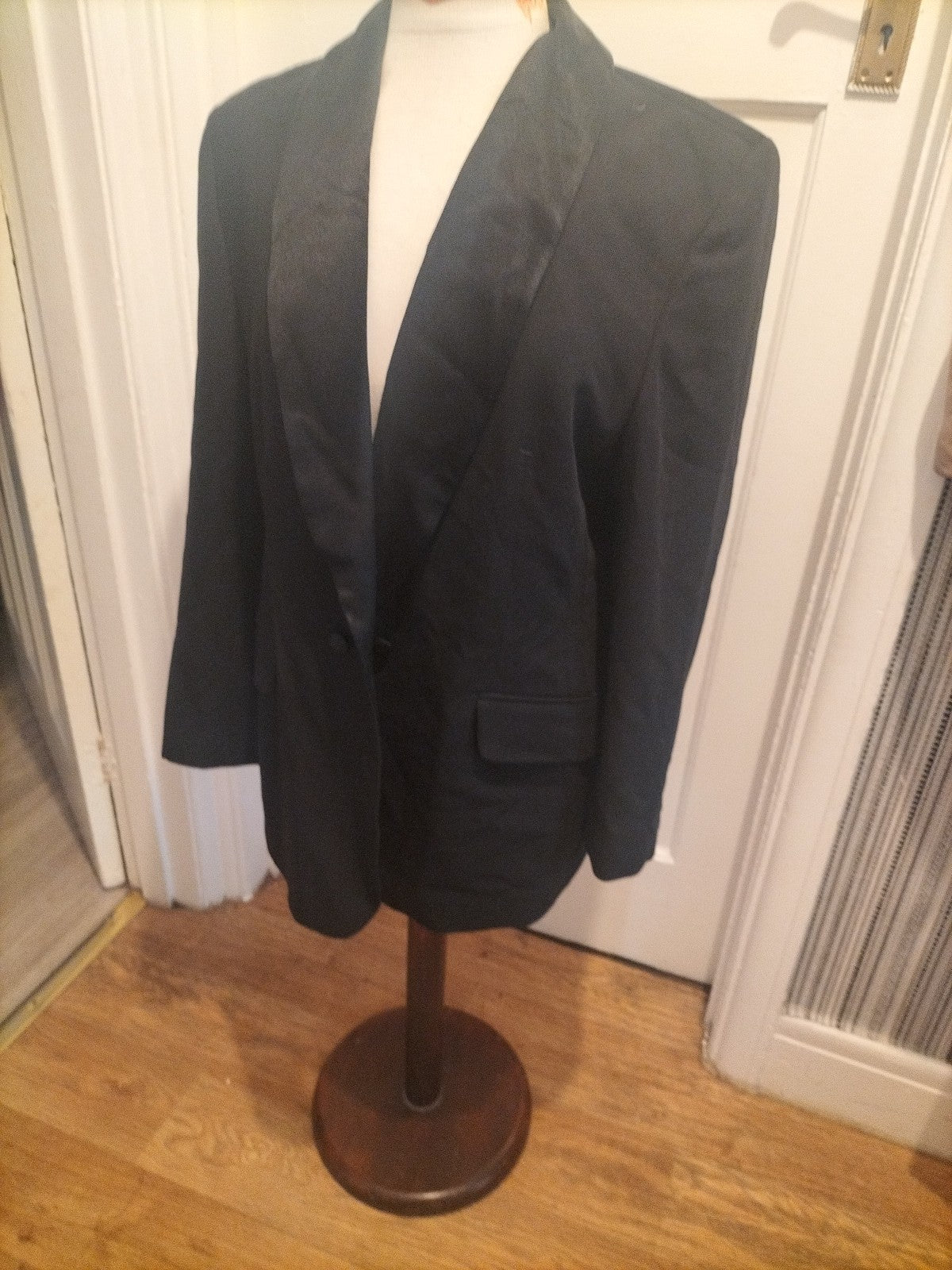 Ladies Design Mur Size Euro 40 Black Lined Blazer