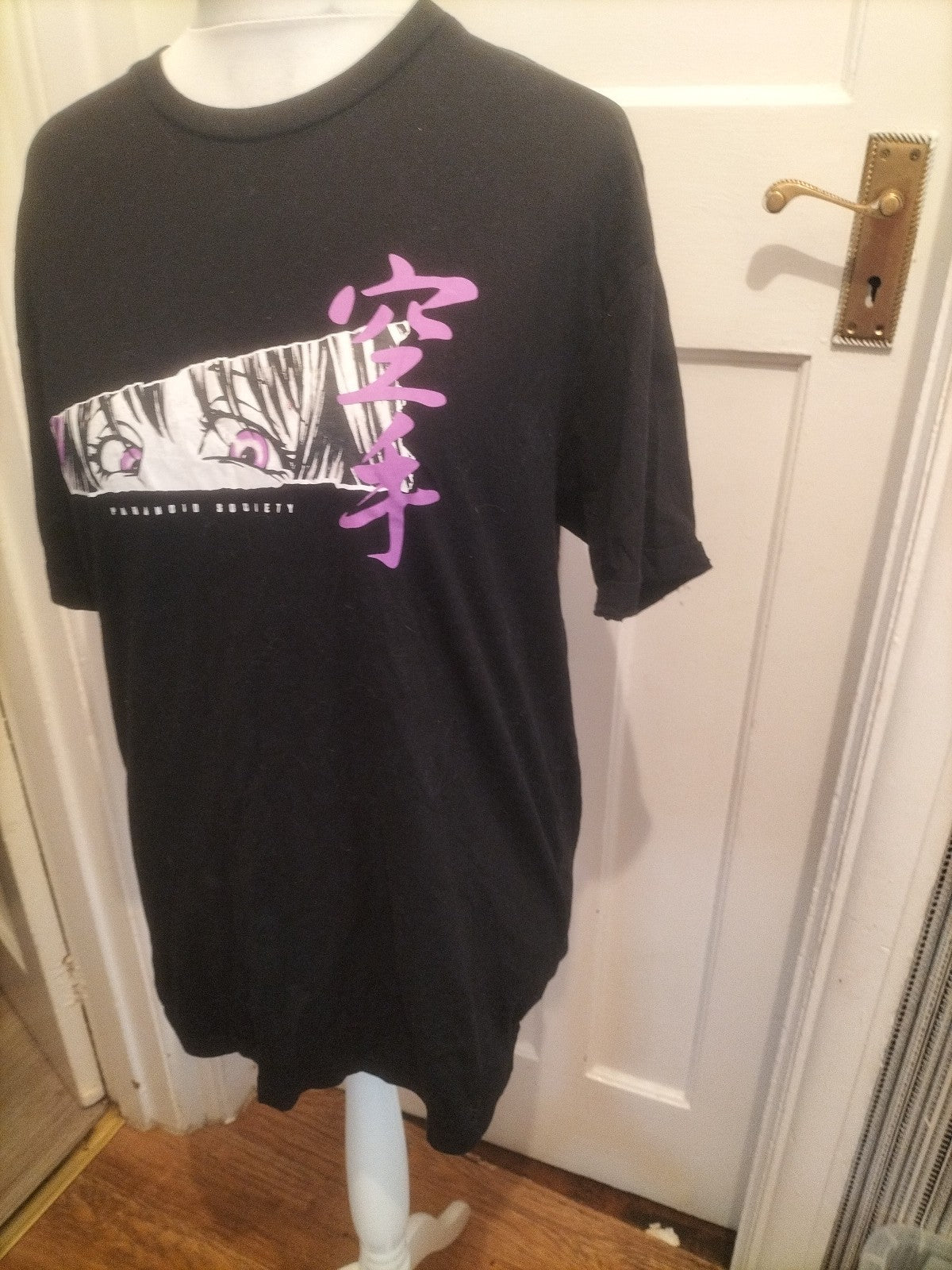 Mens FABN Size L Relaxed Fit Print Short Sleeved Tshirt