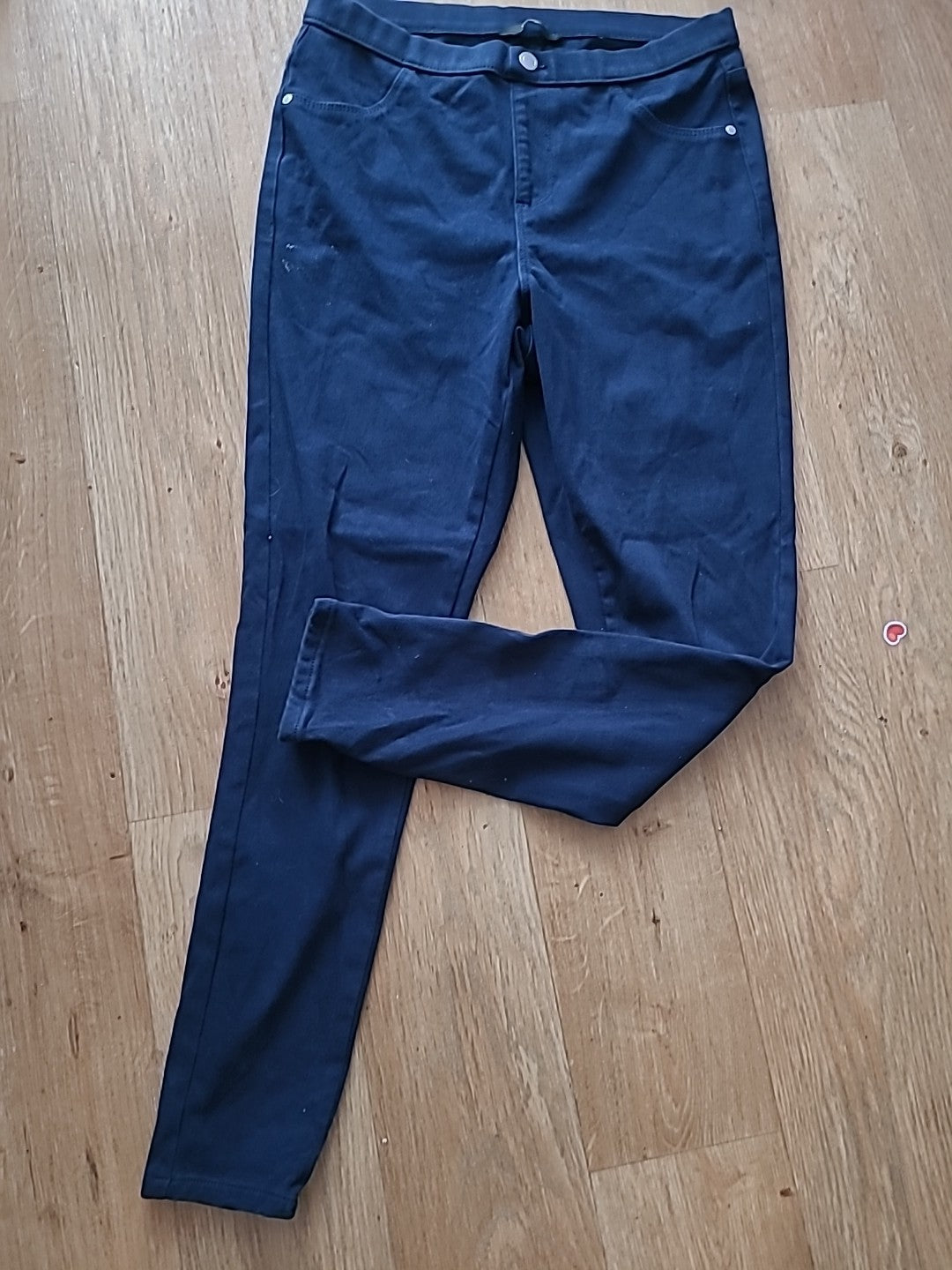Ladies George Size 12 Navy Stretch Jegging