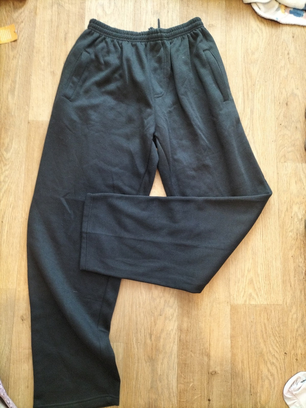 Mens James Jordan Size XL Black Elasticated Joggers