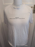 Primark 14-16 White Sunday Should Have A Pause Button T-shirt