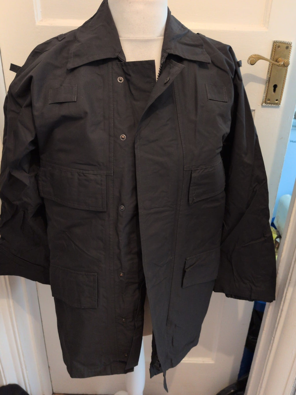 Js Small Short Black Raincoat