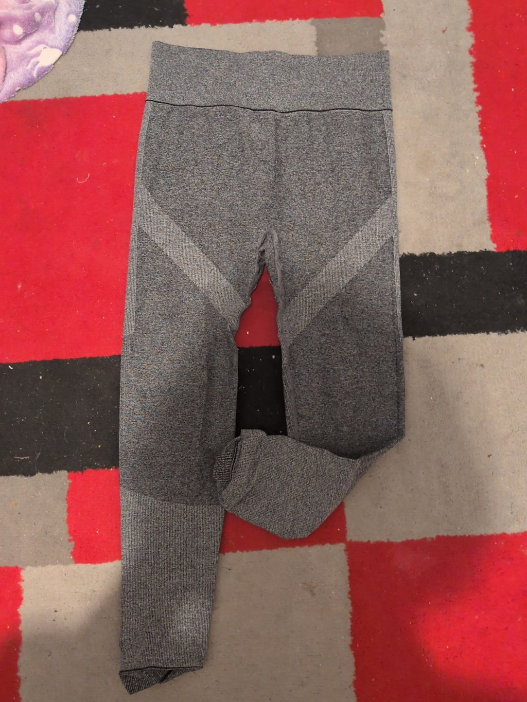 Large Grey Fleck Tight Fit Legging