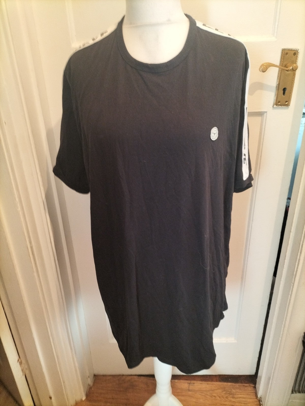 Mens Le Breeve Size 4XL Black Short Sleeved Tshirt