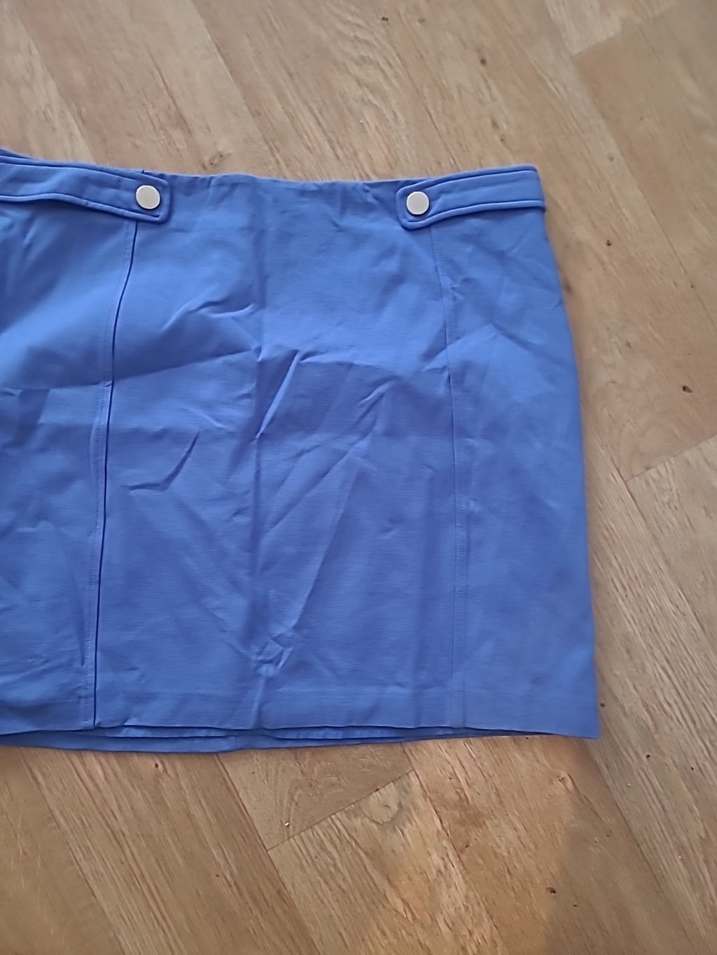 Ladies M&Co Size 18 Blue Lined Skirt