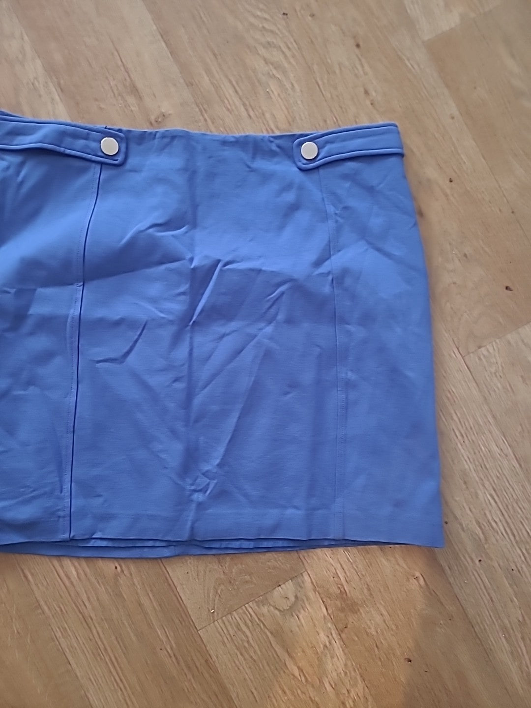 Ladies M&Co Size 18 Blue Lined Skirt