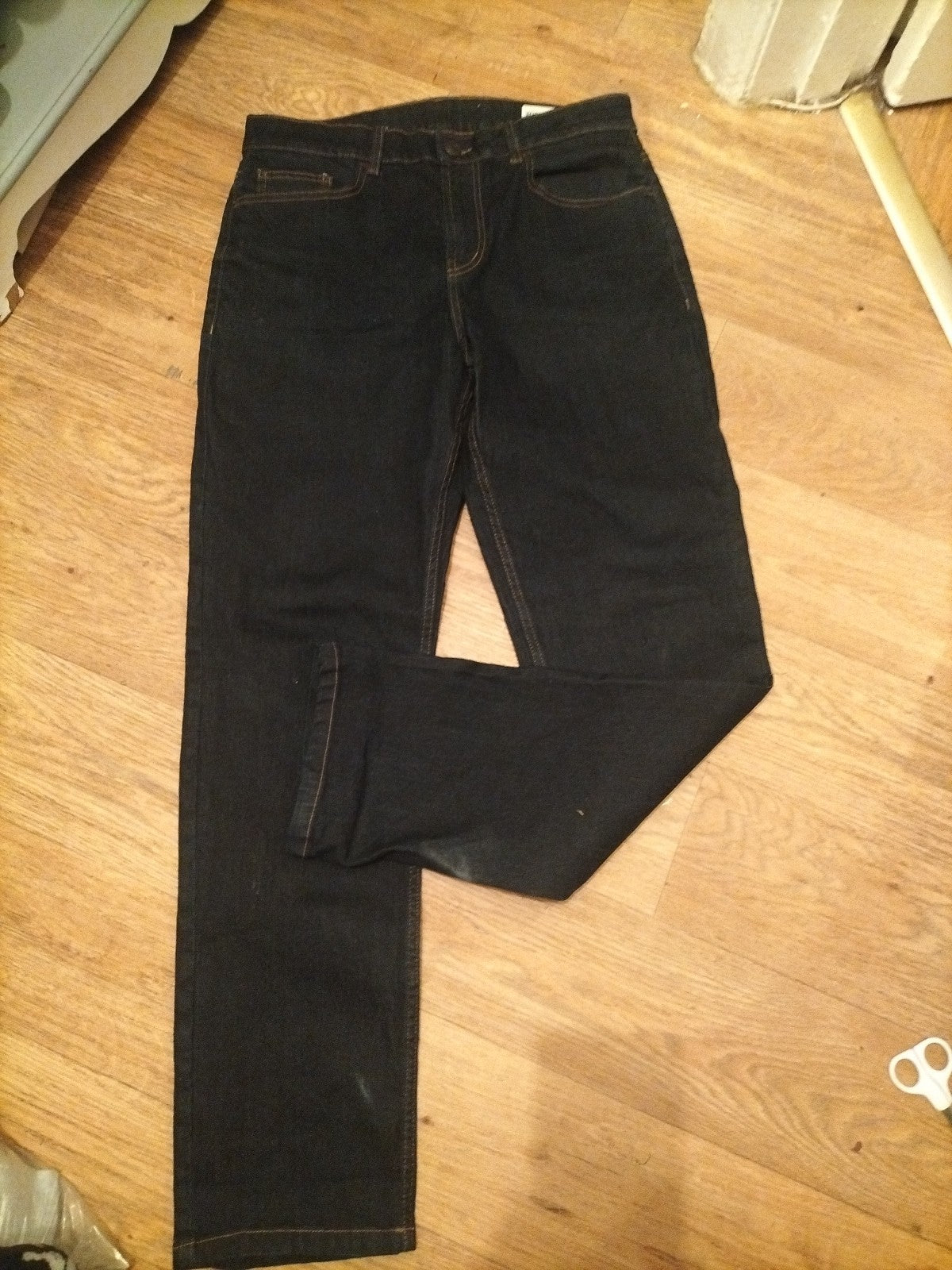 Mens Denim&Co Primark Size 30x32 Dark Blue Straight Stretch Jeans