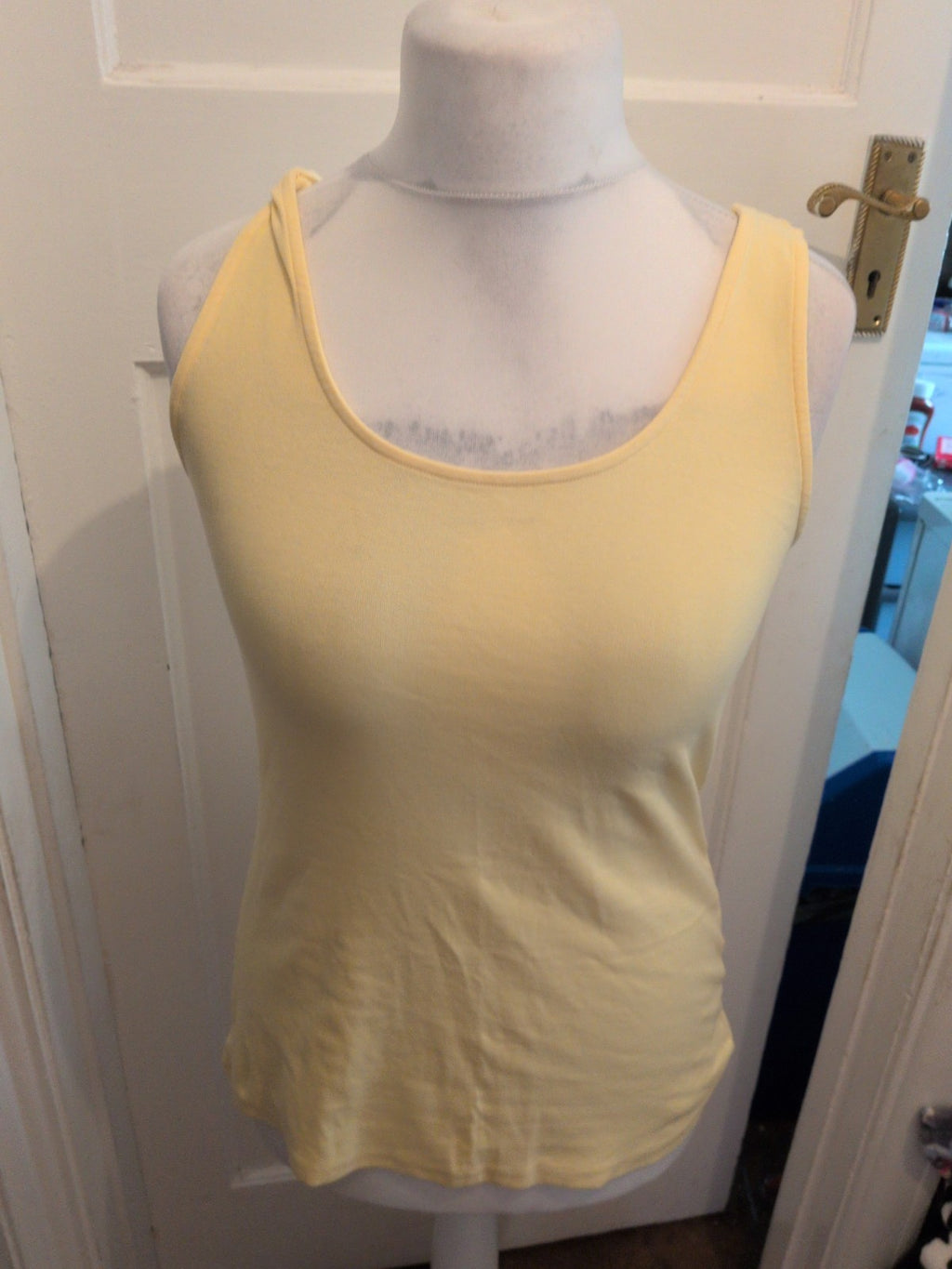 Nutmeg 16 The Vest Yellow Sleeveless T-shirt