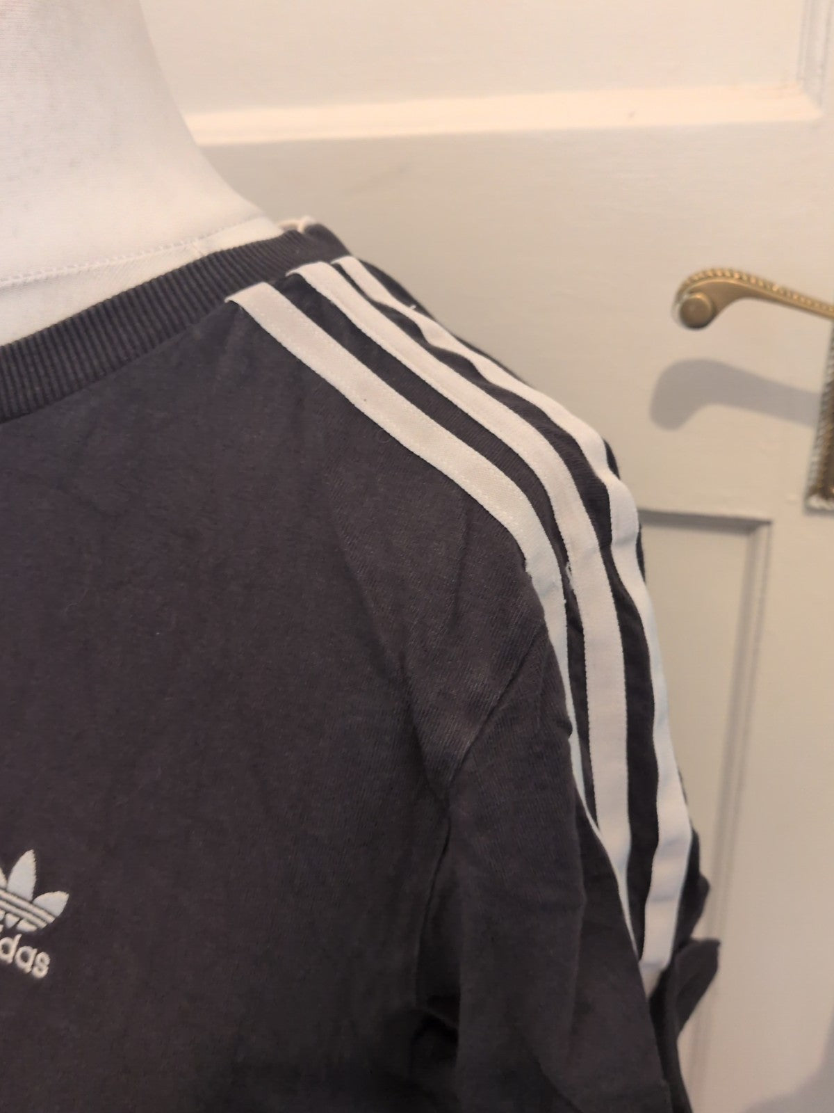 Adidas 12 Black And White Short Sleeve T-shirt