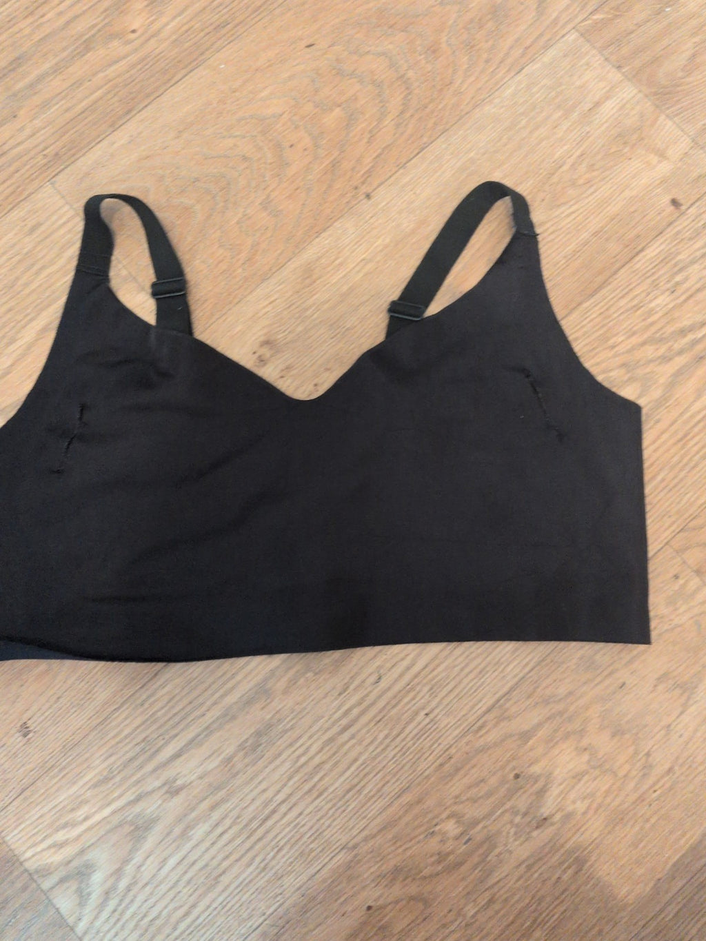 6XL Black Seamless Non Pad Non Wired Bra