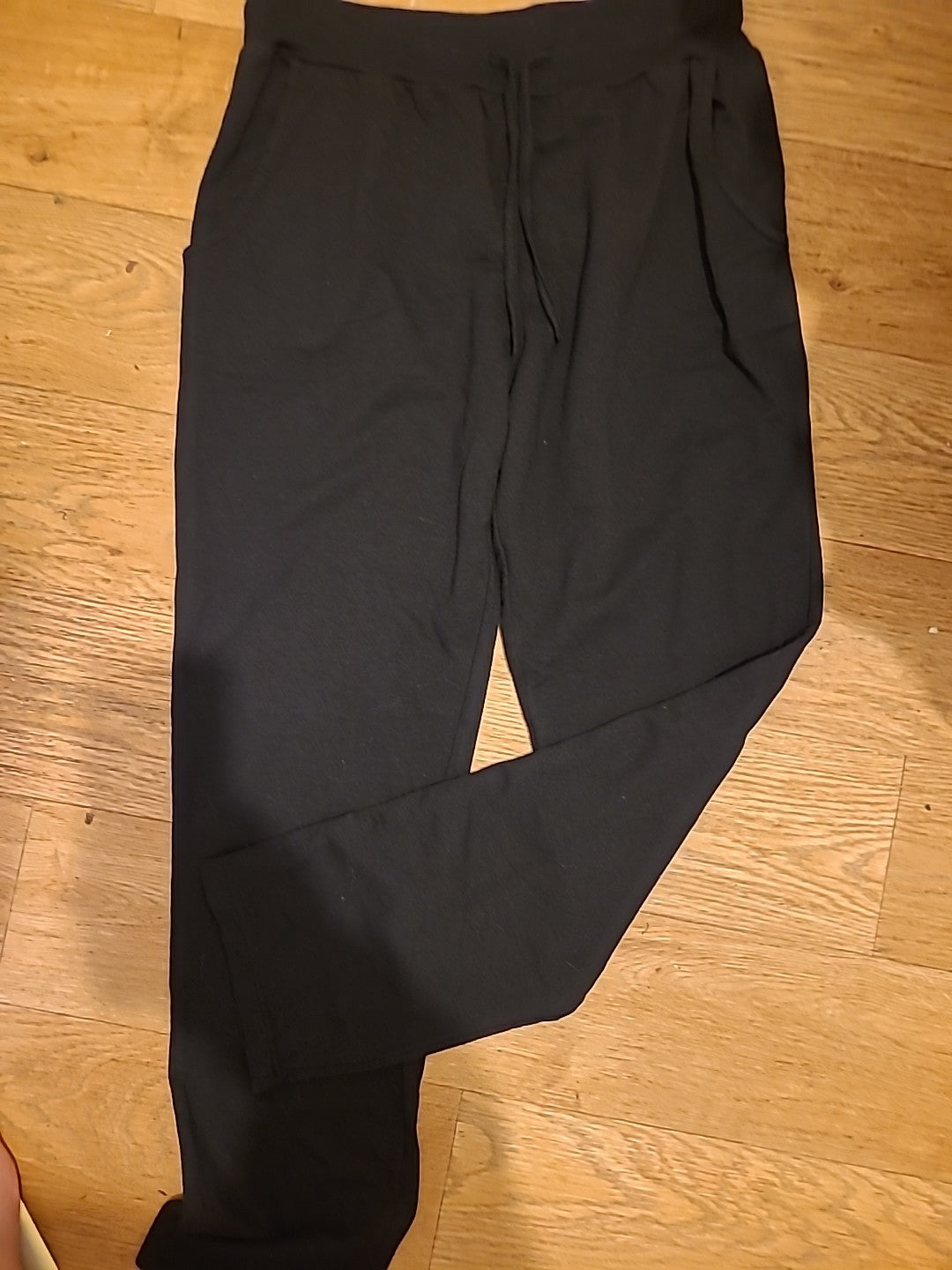 Ladies Raspberry Size One Size Black Joggers