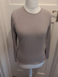 Pure Collection 14 Grey Neutral Long Sleeve T-shirt