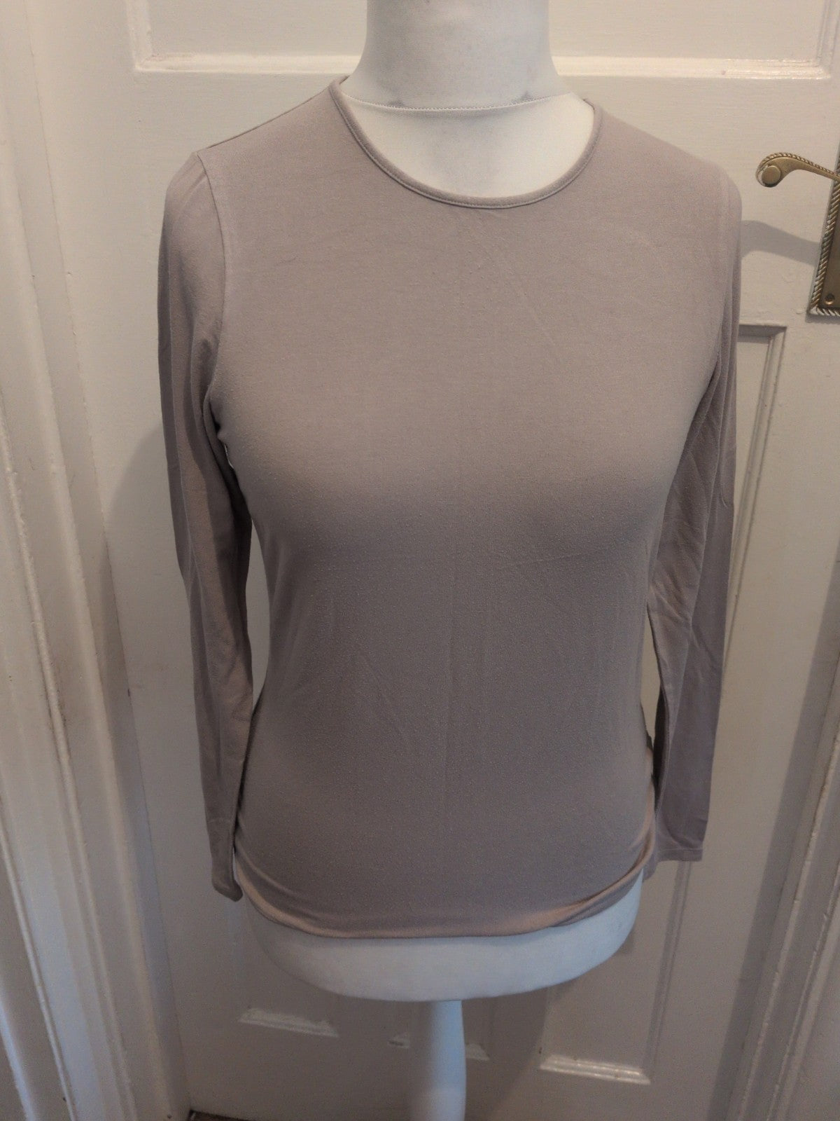 Pure Collection 14 Grey Neutral Long Sleeve T-shirt