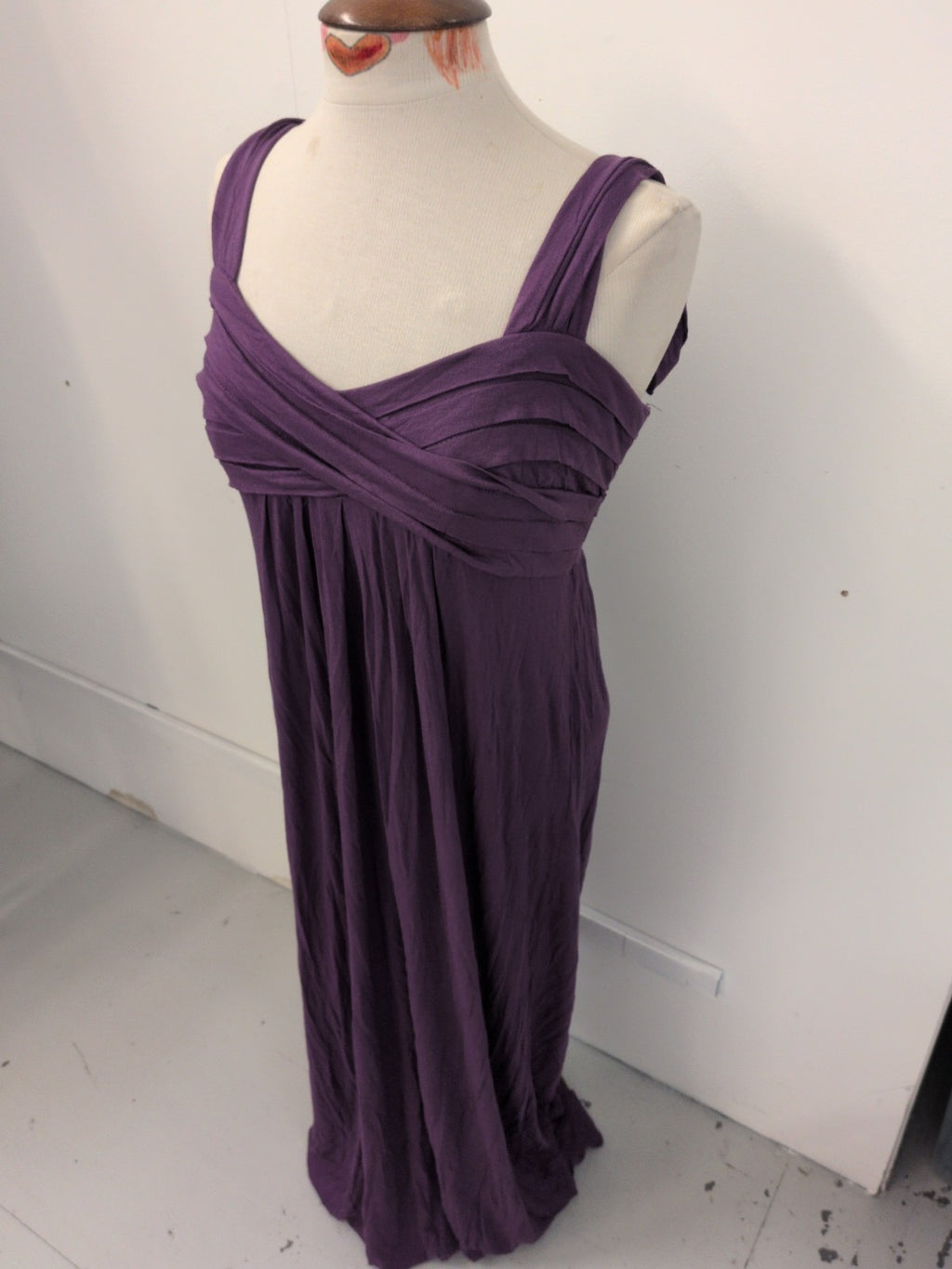 Max Studio XL Purple Sleeveless Long Length Dress