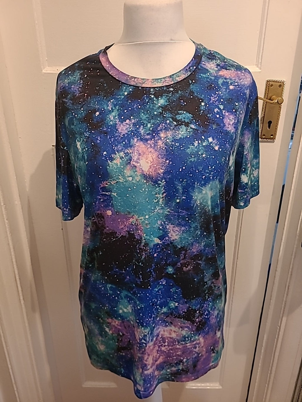 Mens Shein Size Small "Galaxy" Short Sleeved Tshirt
