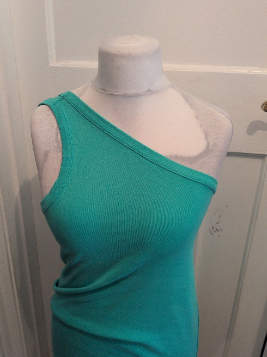 ASOS 12 Mint Sleeveless Cold Shoulder Dress