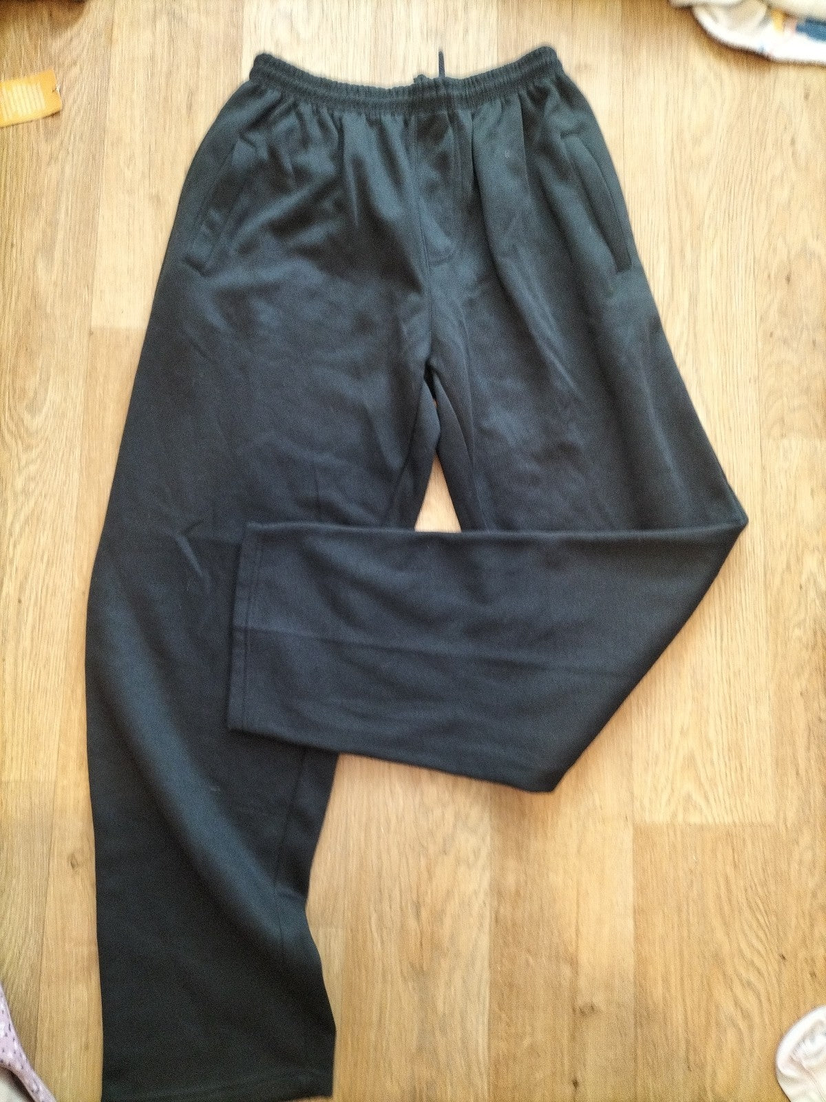 Mens James Jordan Size XL Black Elasticated Joggers