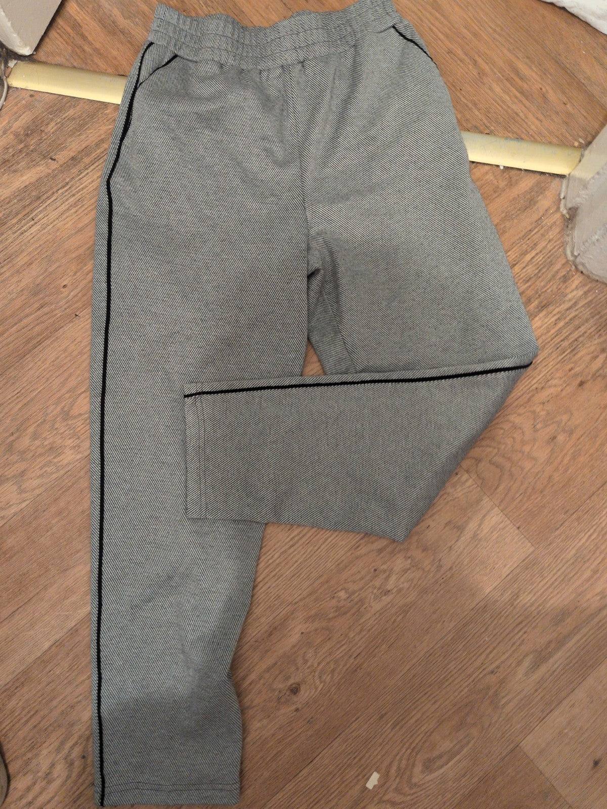 Papaya 10 Grey/Navy Stripe Elasticated Joggers