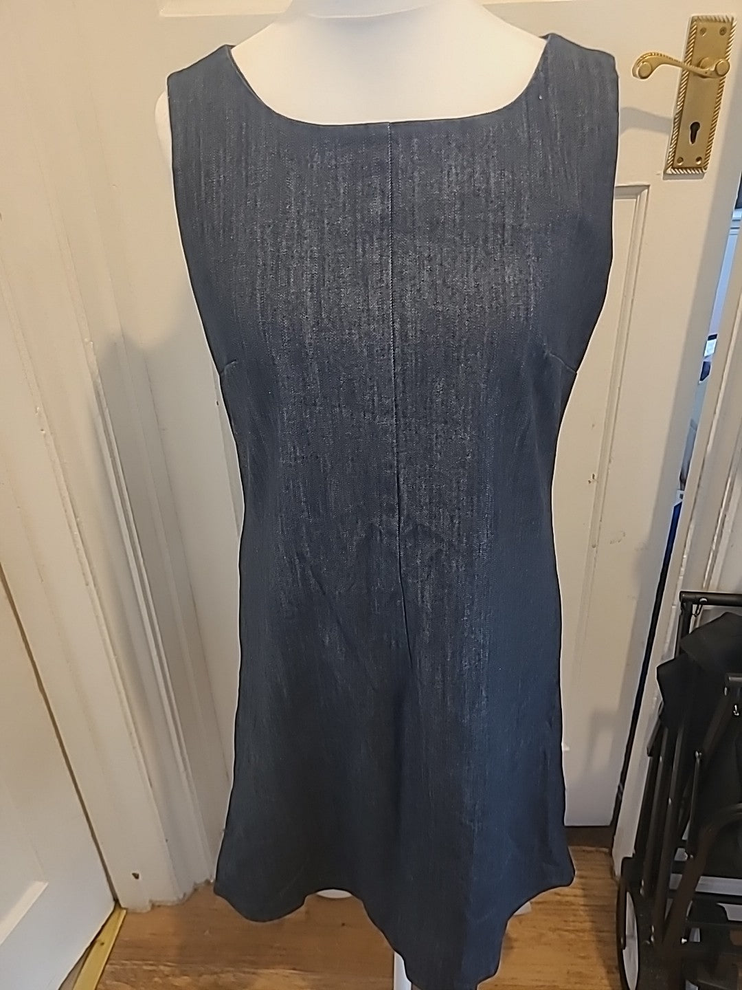 Ladies Size Medium Denim Sleeveless Dress