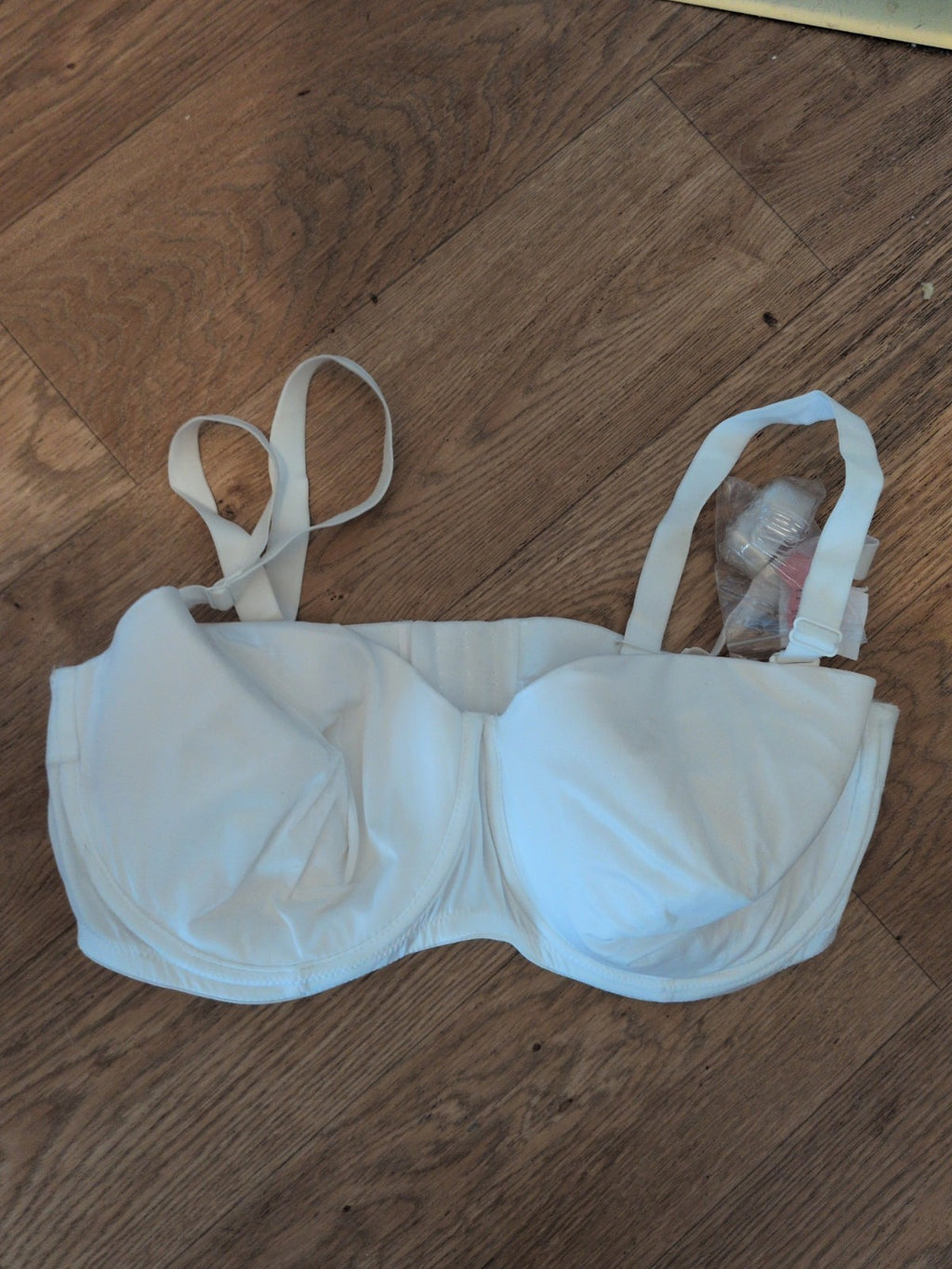 Brand New George 38E White Bra Padded And Wired