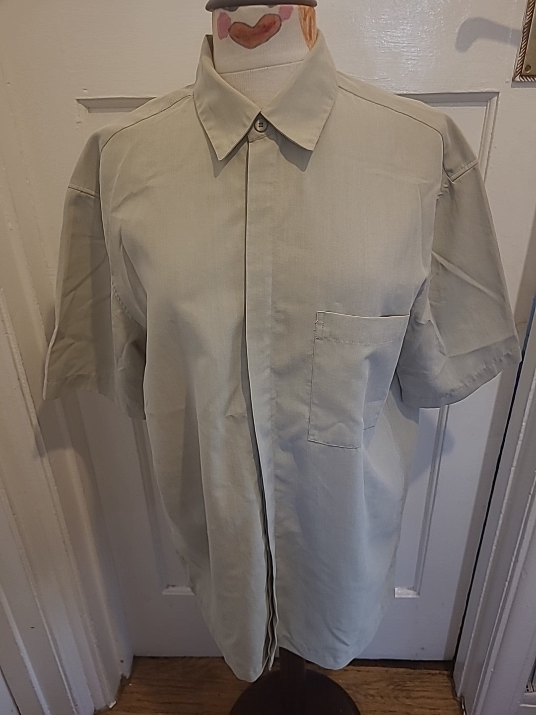 Mens St Michael Size Large Soft Touch Putty Shirt