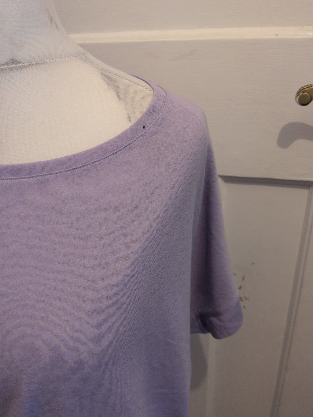 Good move 16 Pale Purple Pattern Short Sleeve T-shirt