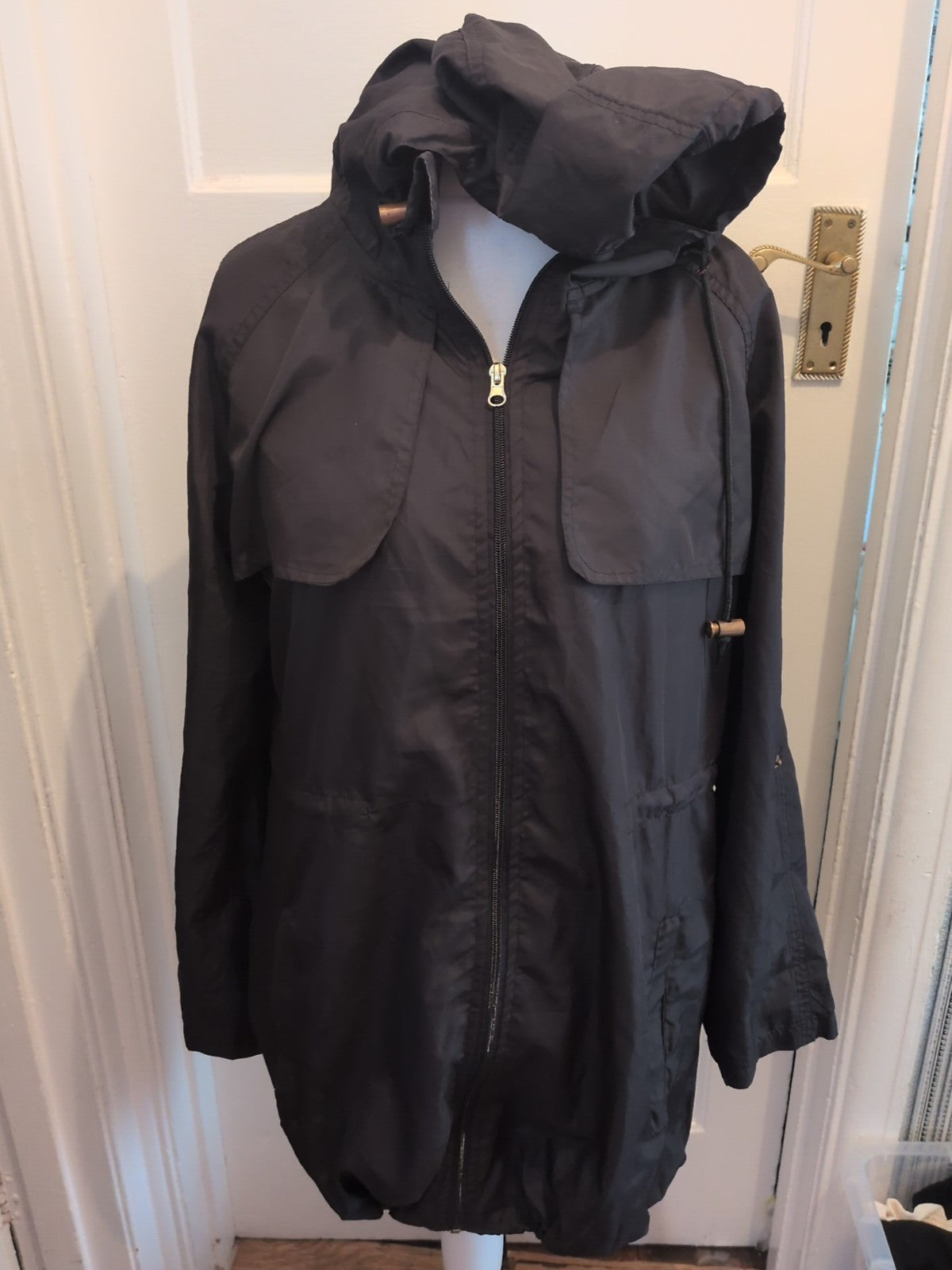Ladies Denim&Co Size Small Parka In A Pocket