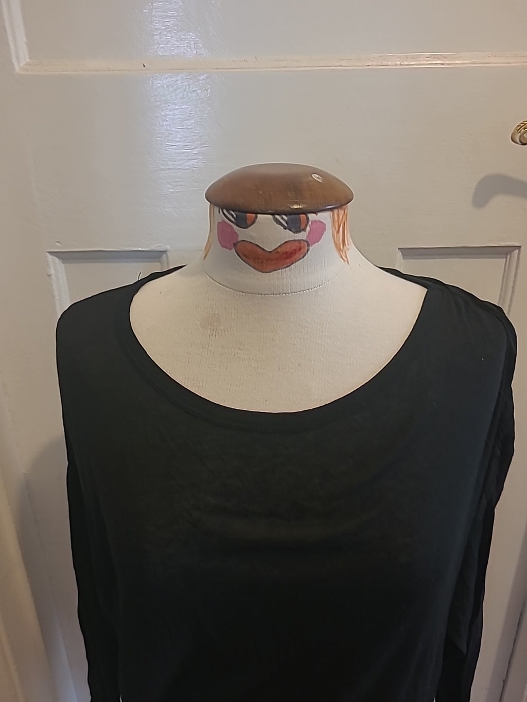 Ladies Euro 36 Black Long Sleeved T-Shirt