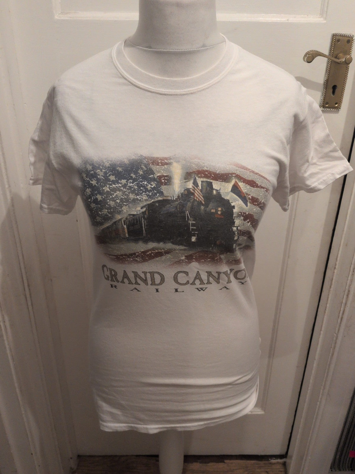 Mens Gildan Size Small Grand Canyon Print Short Sleeve T-shirt