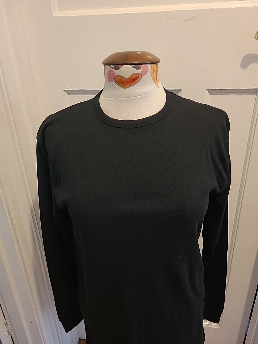 Mens Portwest Size Medium Black Long Sleeved Tshirt